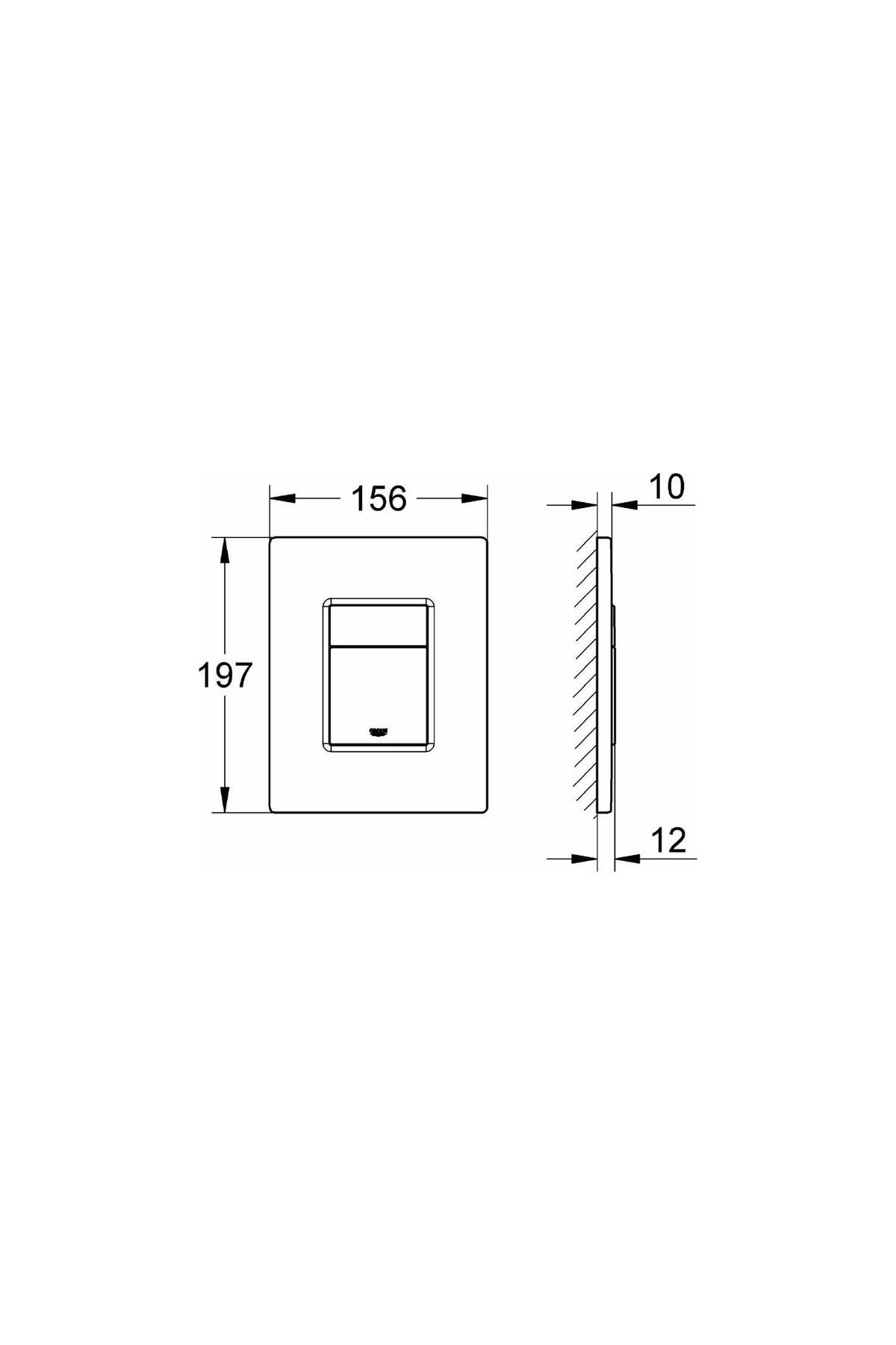 Tectron Skate Fotoselli Ankastre Pisuar Valfi Kumanda Paneli Elektrikli - 37321SD1