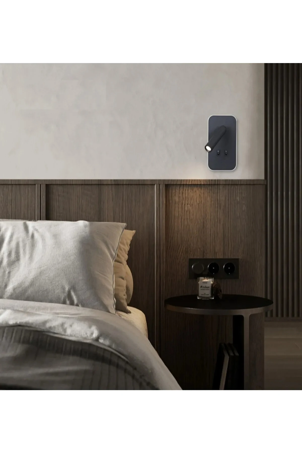 Cata Tuvalu Ev-yatak-oturma-çalışma-okuma Odası Aydınlatma Iki Anahtarı Ile Led Duvar Lamba Aplik