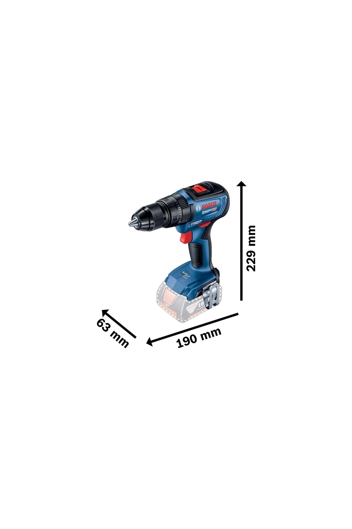 BOSCH GSB 18V-50 ÇİFT AKÜ 5 AH DARBELİ VİDALAMA