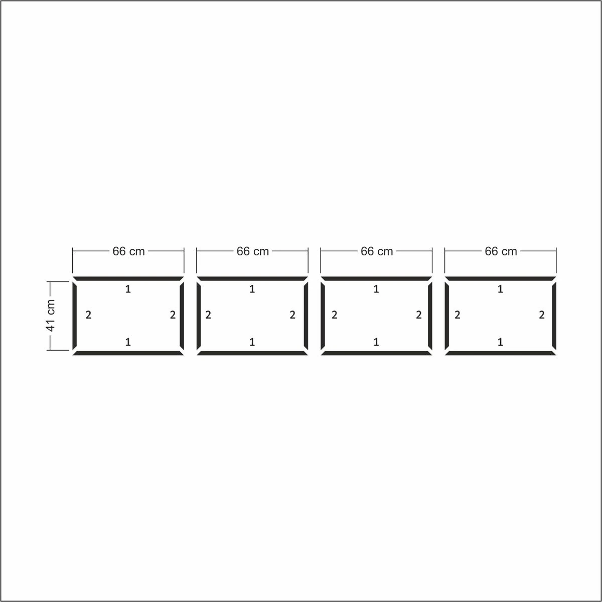 Dekoratif Boyanabilir Montaja Hazır Duvar Çıtası,önceden Kesilmiş Astarlı Kendin Yap Kit (P31)