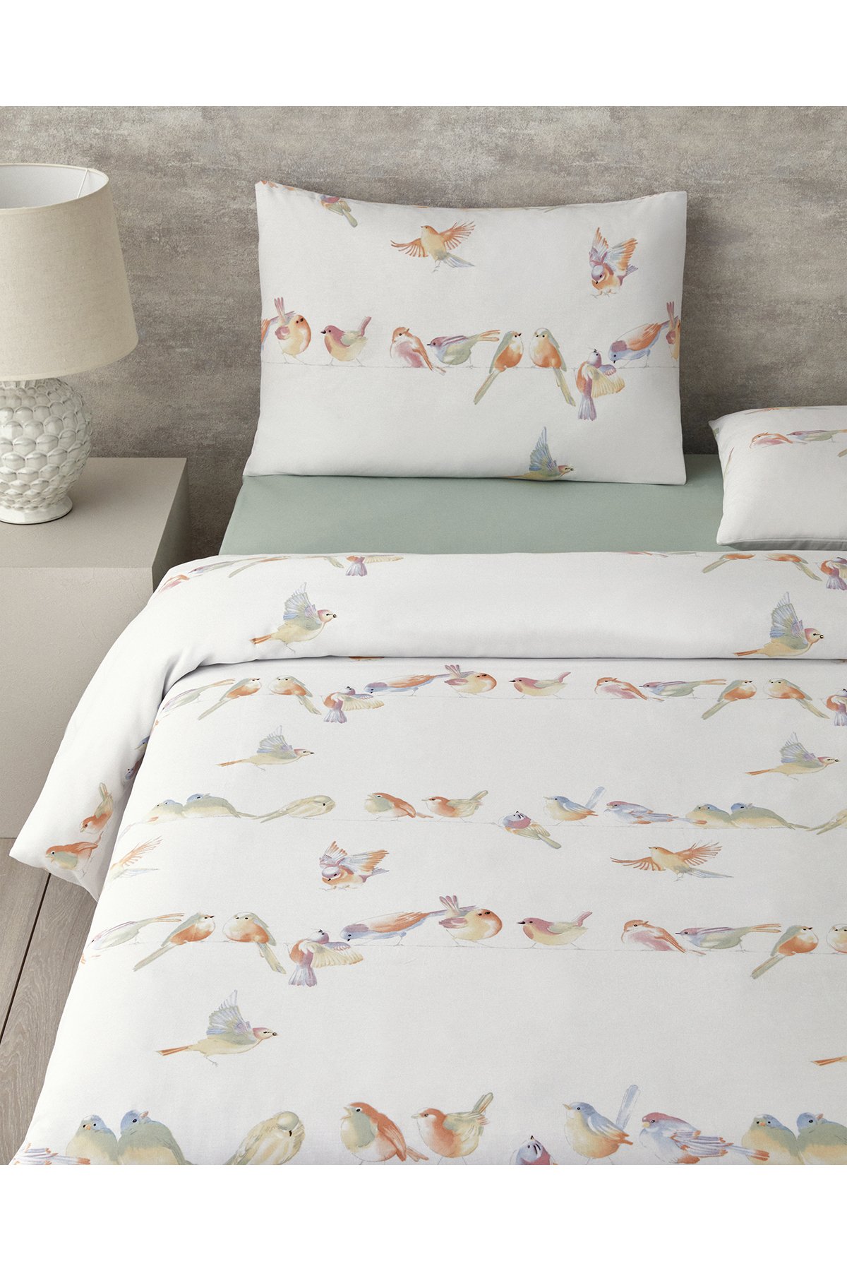 Bird Talk Nevresim Takımı 200x220 cm Yeş (29.03.2025)