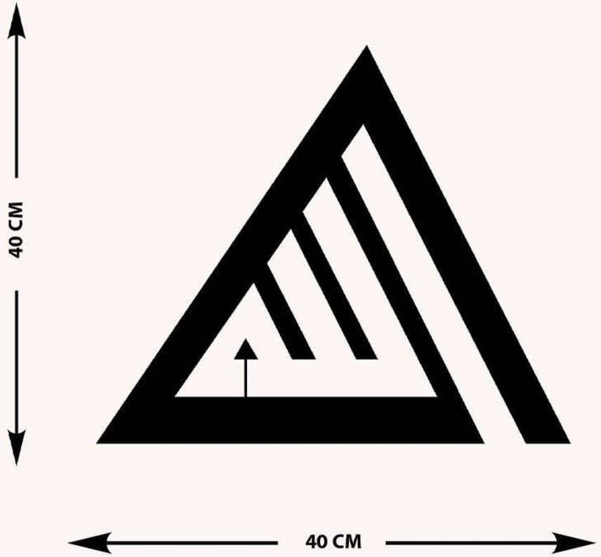 -Allah Islami Metal Tablo - Islami Ev Dekorasyonu - Dini Duvar Tabloları - 40 X 40 - Cm - Sıyah-Islm-125