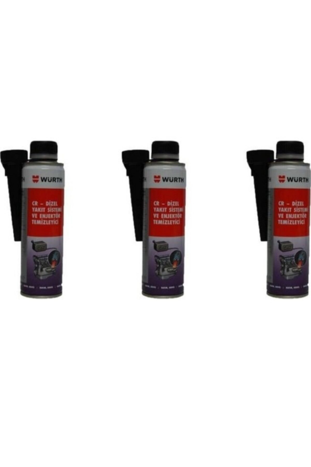 Dizel Yakıt Sistemi Ve Enjektör Temizleyici 300ml 3 Adet