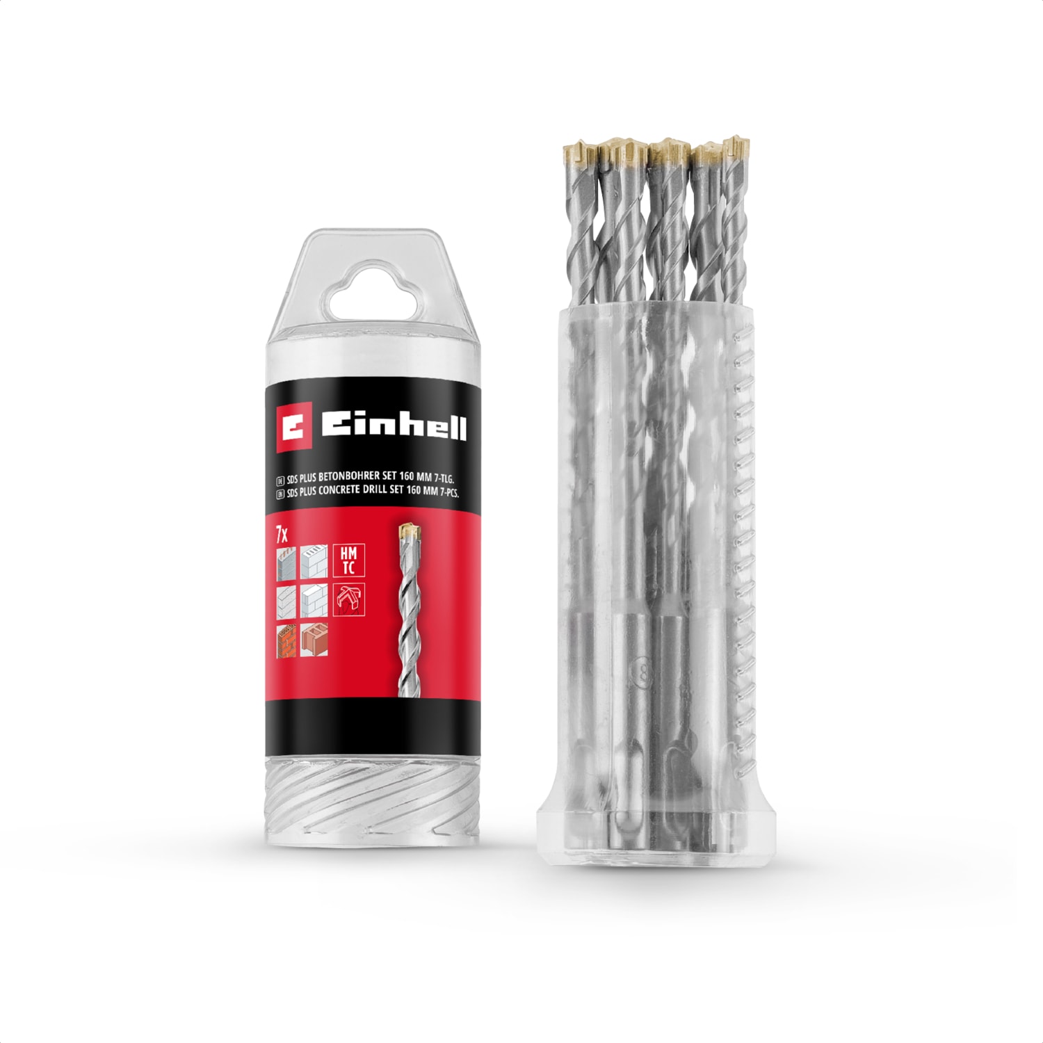 EİNHELL Sds Plus Uç Seti 7 Parça, 6-14/160 mm