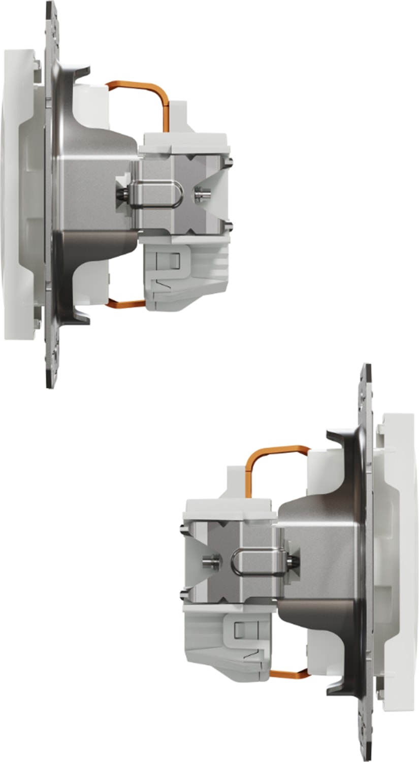 Asfora Beyaz Topraklı Priz 10 ADET - Çerçeveli