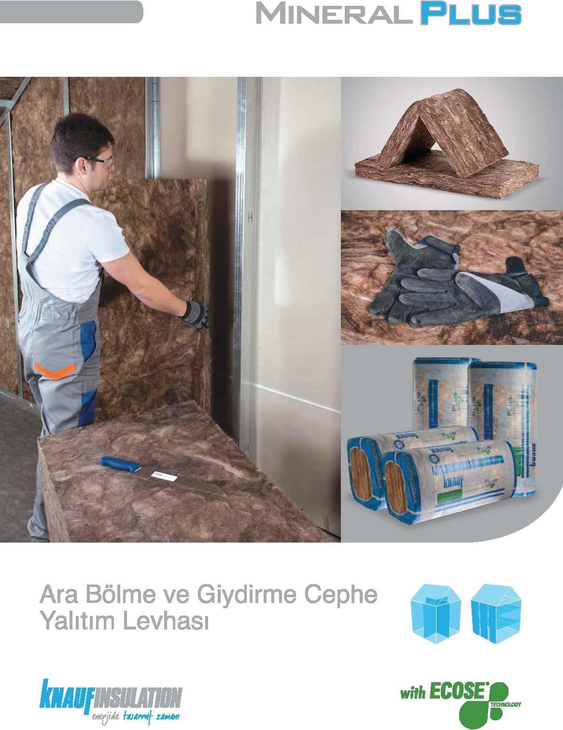 Knauf Mineral Yün Taşyünü Isı Ve Ses Yalıtımı 14,4 M2 Paket