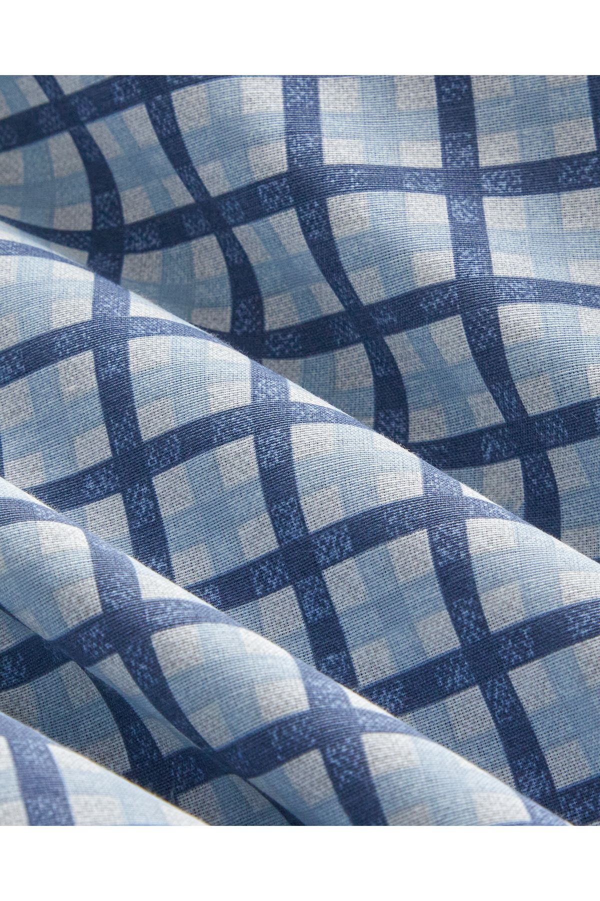 Windsor Kolay Ütülenir Çift Kişilik Nevresim Takımı 200x220 cm Mavi