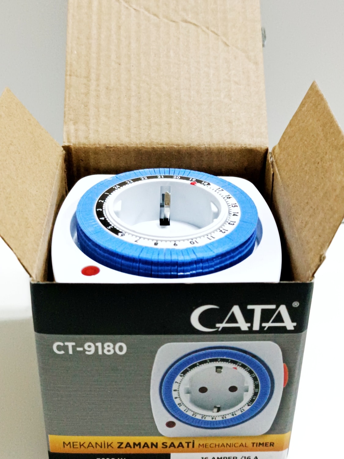 Zaman Ayarlı Priz Manuel-Mekanik Zaman Saati