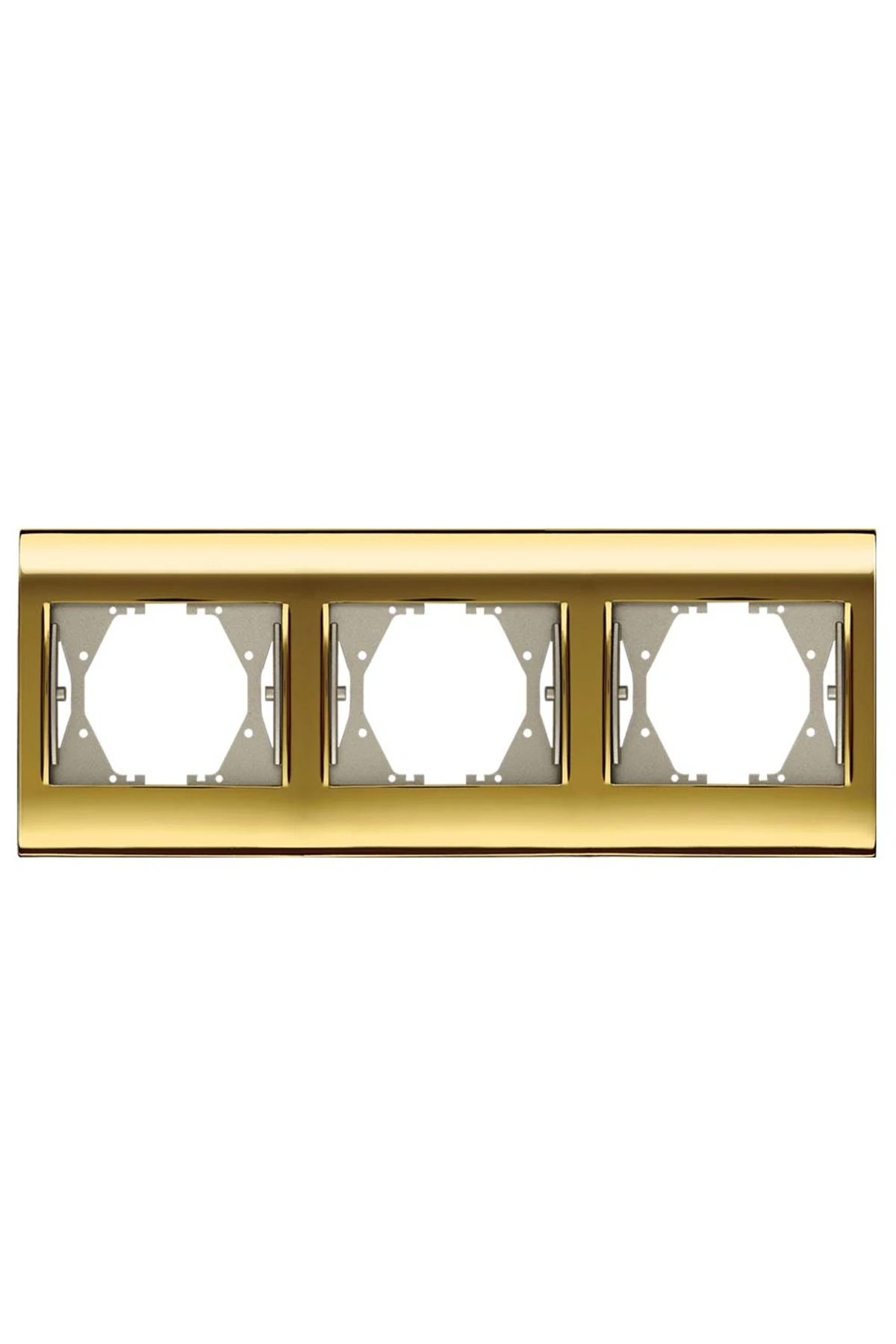 Viko Panasonic Thea Blu Gold Dore Üçlü Çerçeve