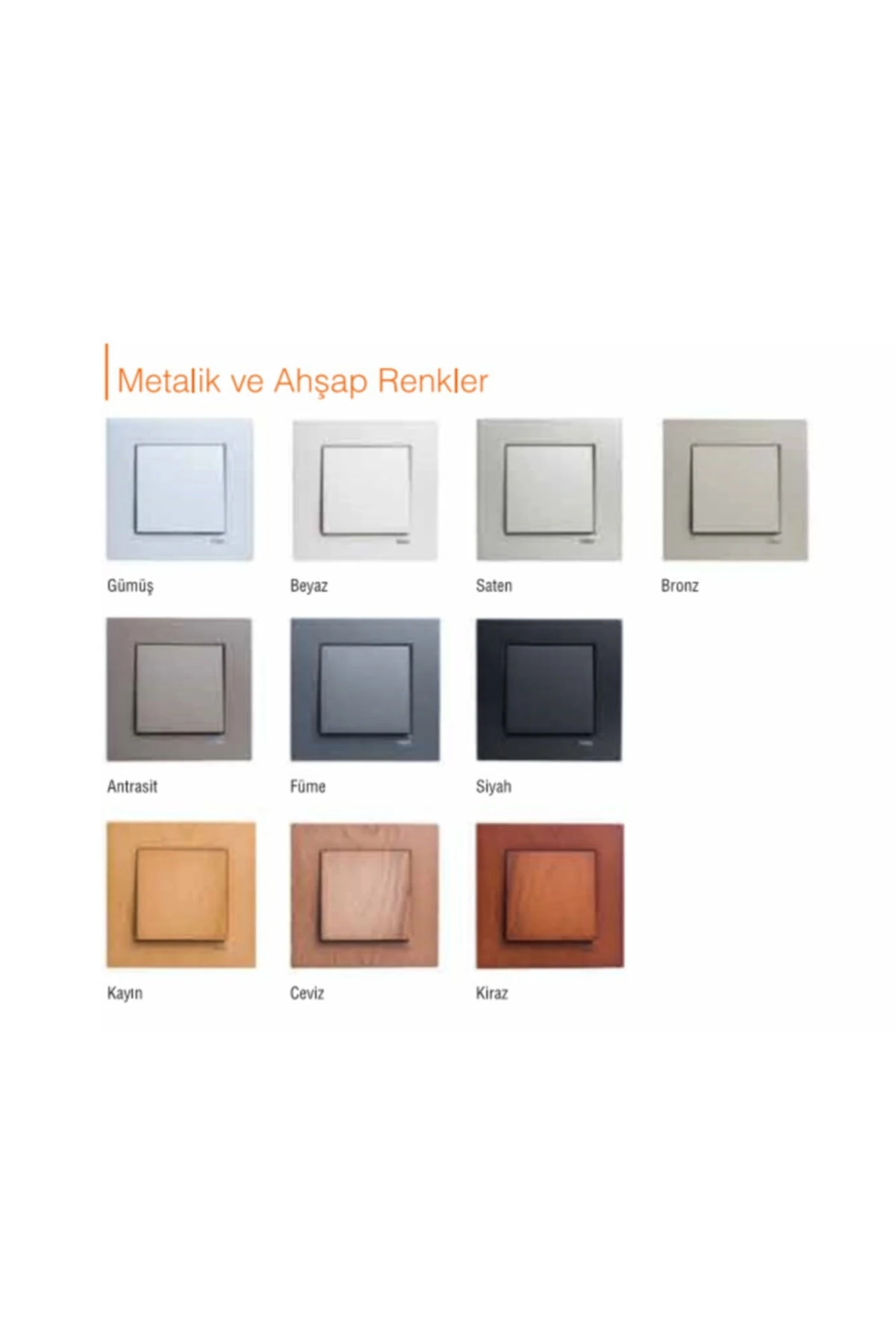 Novella 6lı Çerçeve Tüm Renkler - Bronz