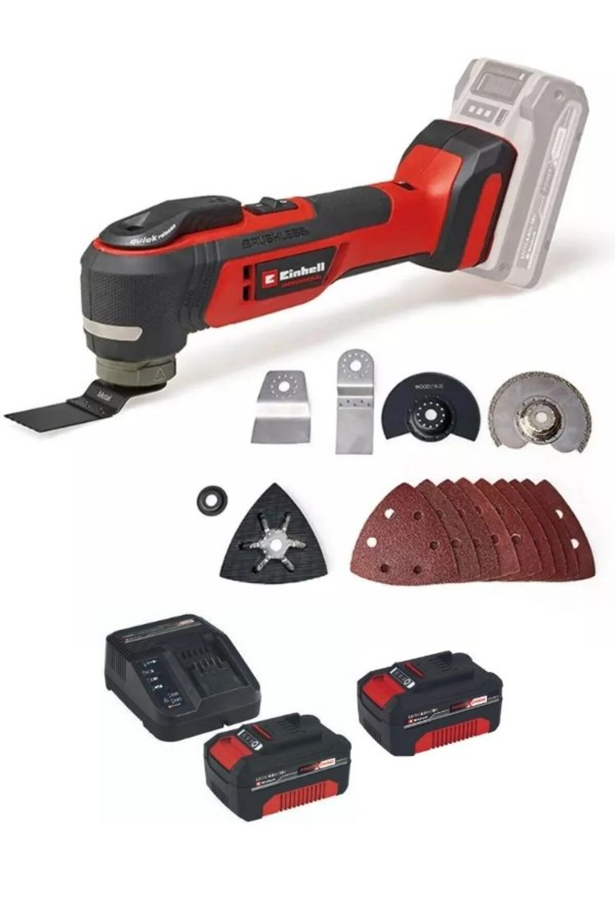 TP-MG 18 Li BL 2x4.0ah Akülü Raspalama