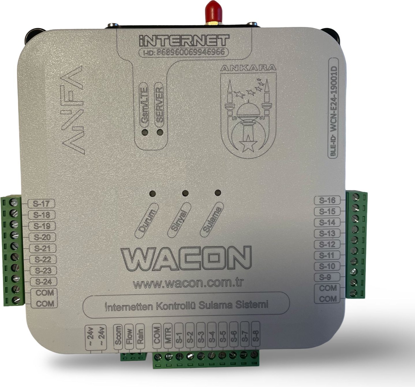 WCN-E24 24V Ac Akıllı Sulama Cihazı