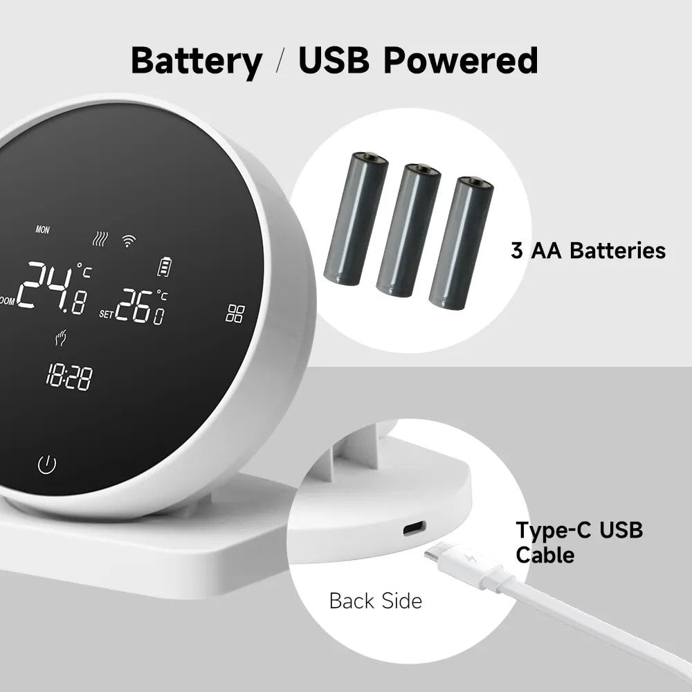 BOT-R7W-X-WIFI KABLOSUZ ODA TERMOSTATI