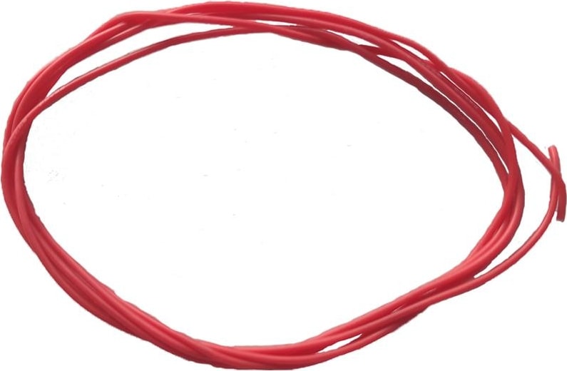 Yumuşak Silikon 28 Awg Kırmızı Kablo 1 Metre
