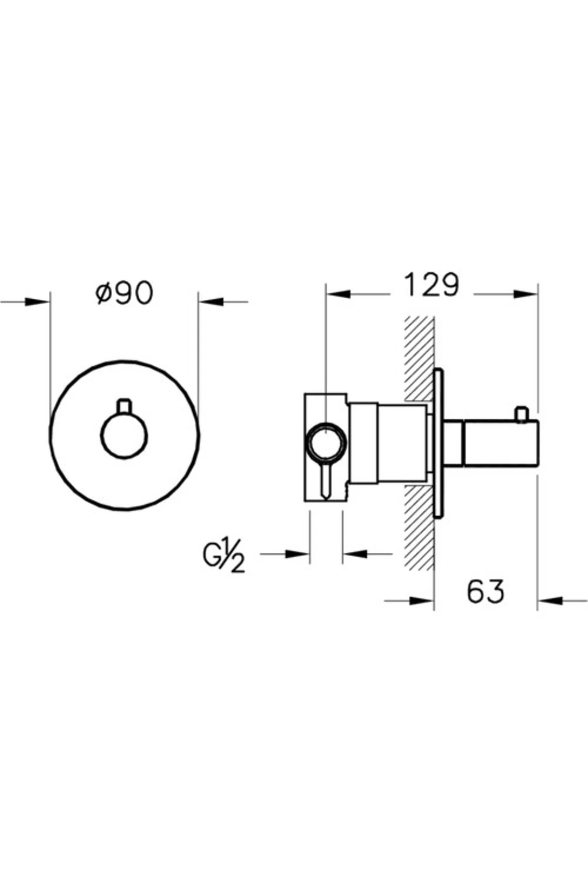 Artema Origin A4262436 Ankastre 3 Yollu Yönlendirici,mat Siyah