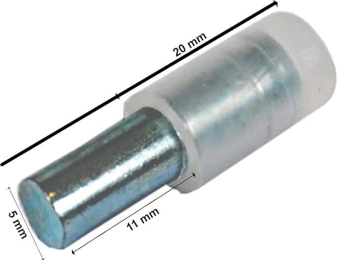 X-Perk Raf Pimi Plastik Tutucu Mobilya Dolap Raf Pimi 25'li Set Çap 5 mm Boy 20 mm