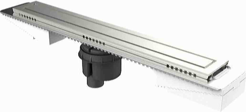 Vitra Elegant Dikdörtgen Duş Kanalı 80 cm Parlak Krom Alttan
