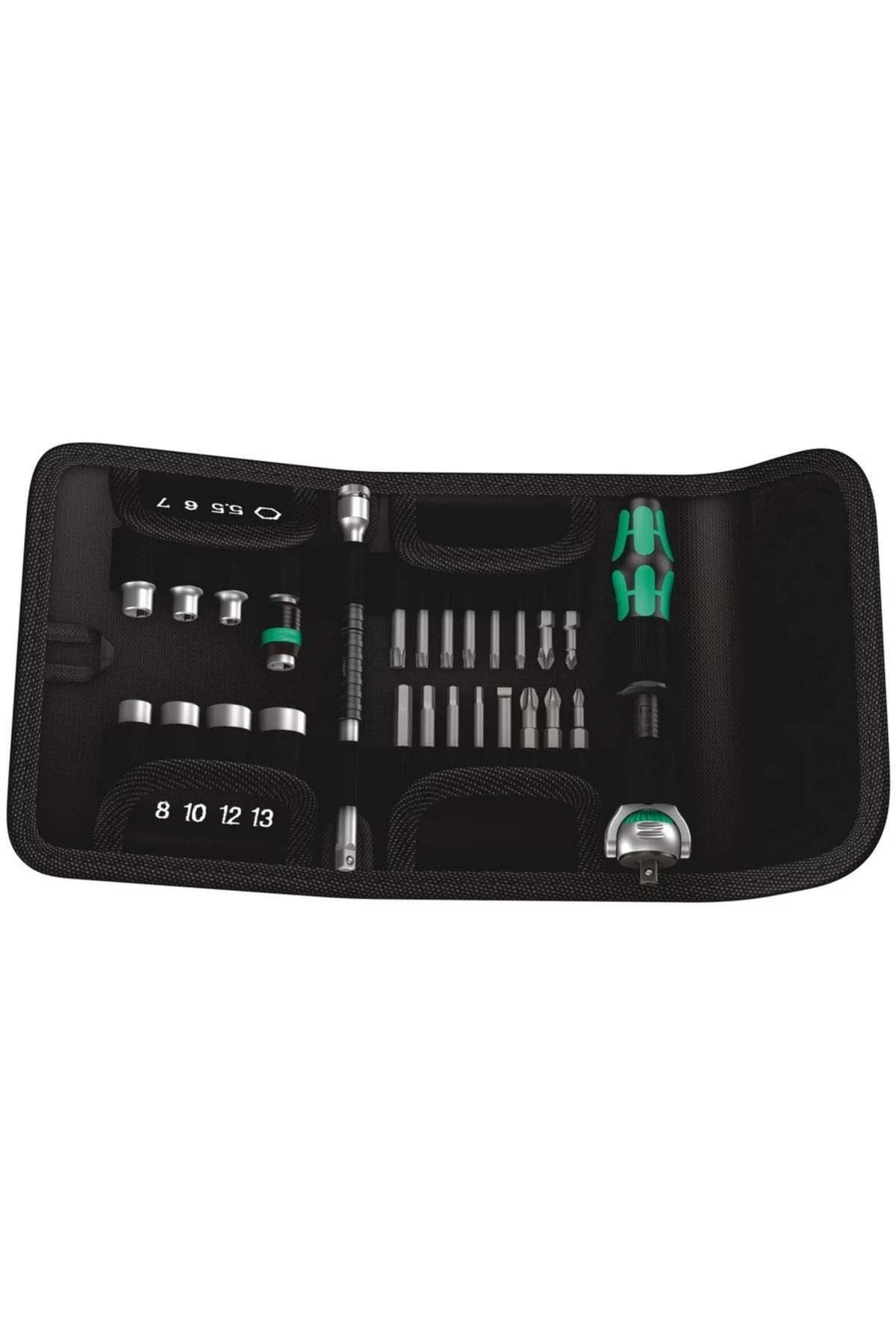 K. Kompakt Zyklop Cırcır Karma Set 1/4" Set 05051045001