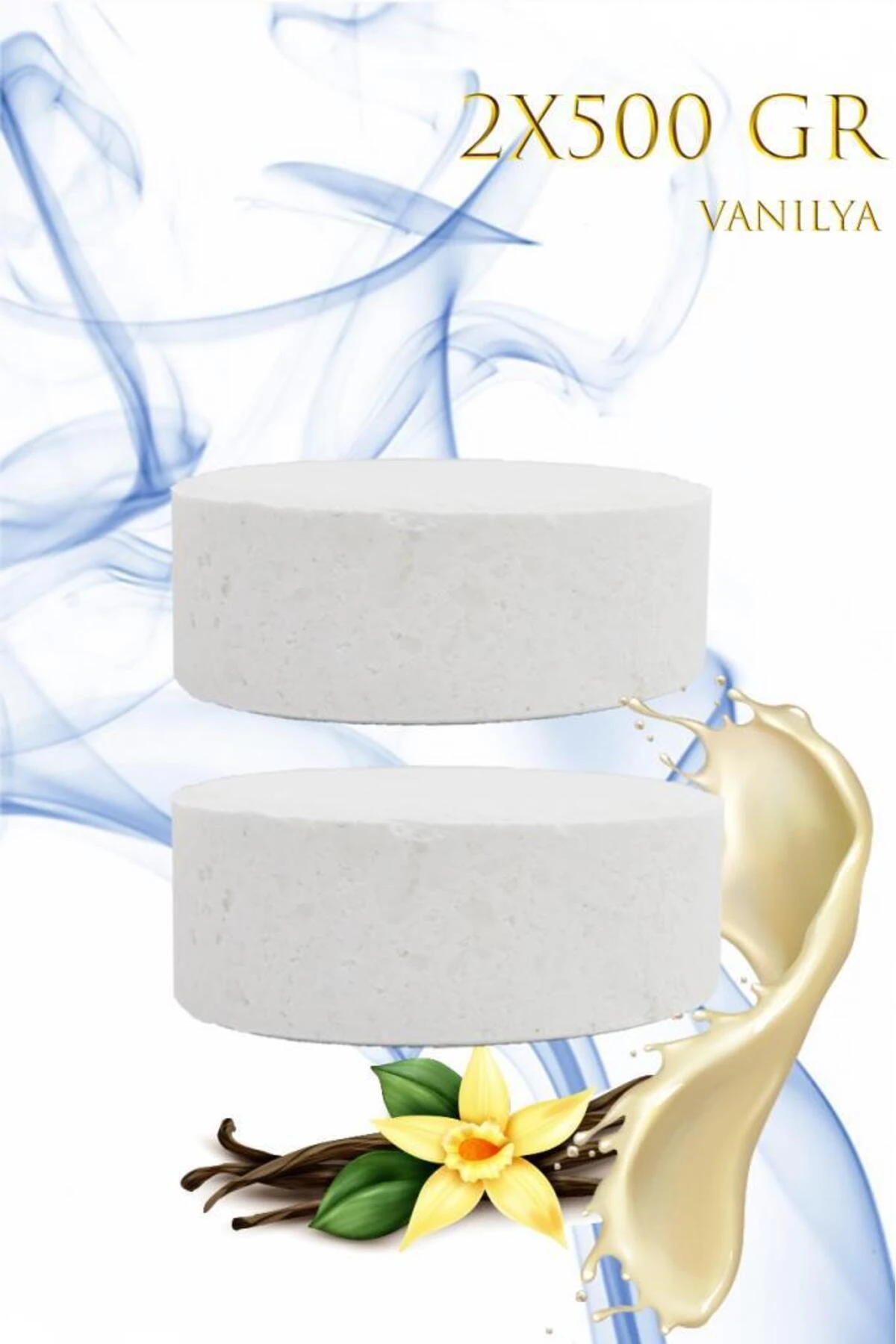 2x500 Gram - Vanilya Kokulu, Nem Alıcı Rutubet Ve Küf Önleyici Yedek Tablet