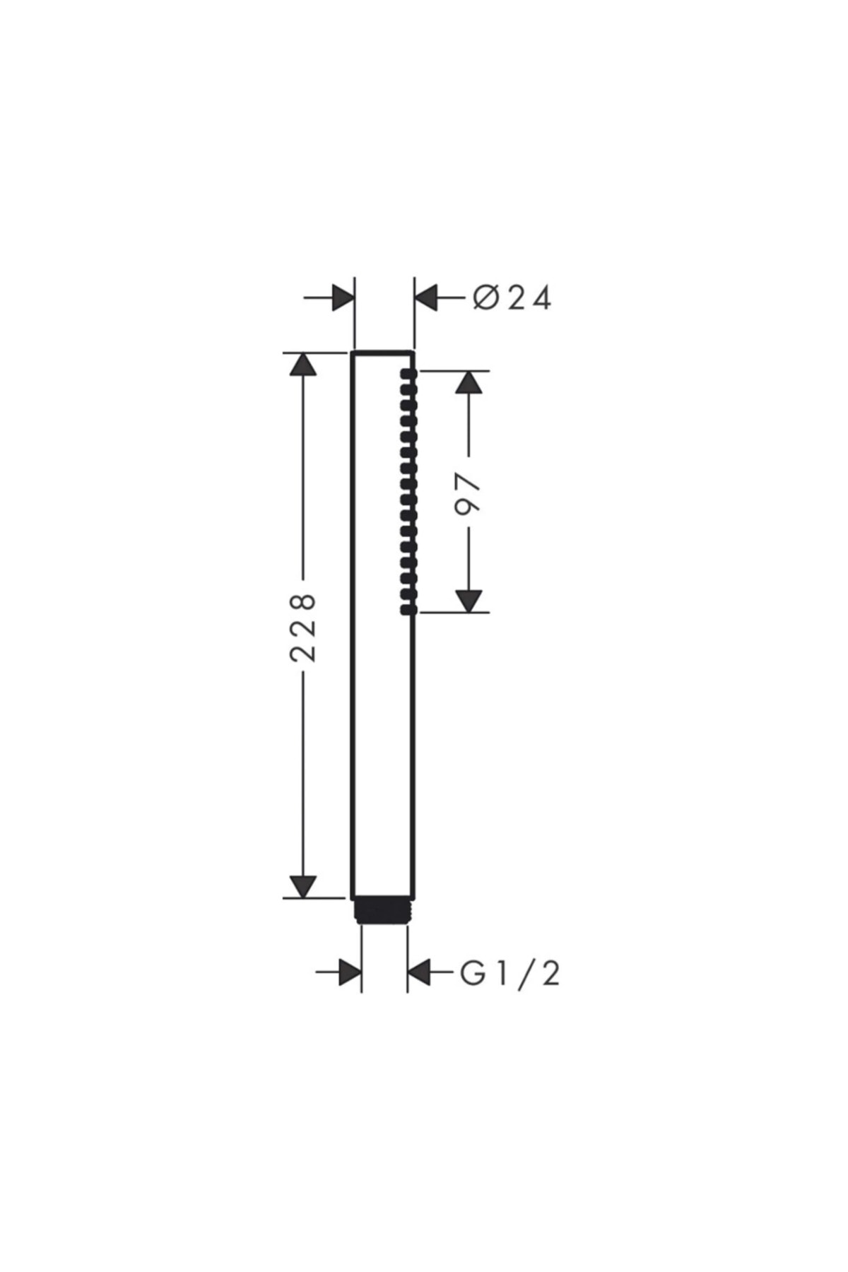 Pulsify S 100 1 Jet Baton El Duşu Ecosmart- 24126000