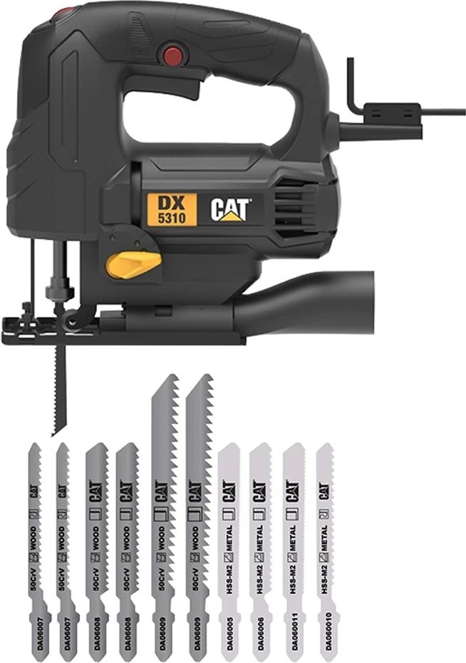 DX5310 550WATT Profesyonel Devir Ayarlı Dekupaj Testere + DA06901 10 Parça Testere Ucu