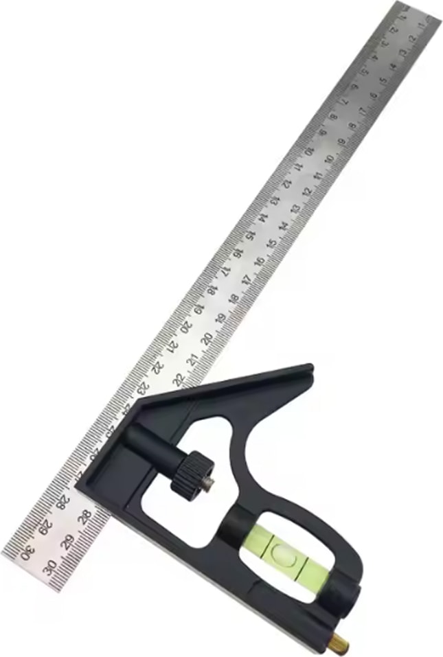 Su Terazili Ayarlı Gönye 300 Mm.