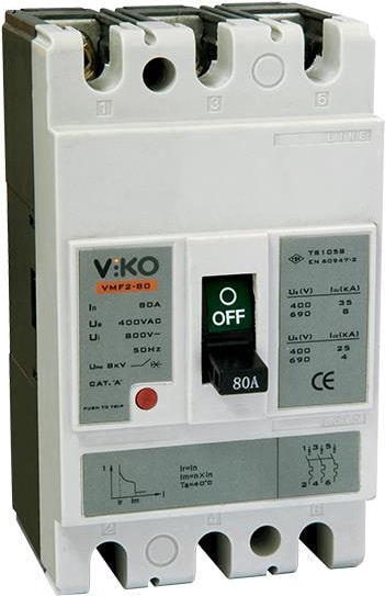 Kompakt Şalter 3X63 Amper 25KA-VMF1-63-SN2
