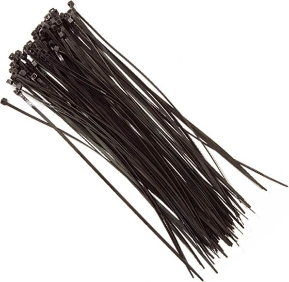 Powermaster 20 cm 3.6 mm Kablo Bağı Cırt Klips Klemens Siyah 100 Lü Paket