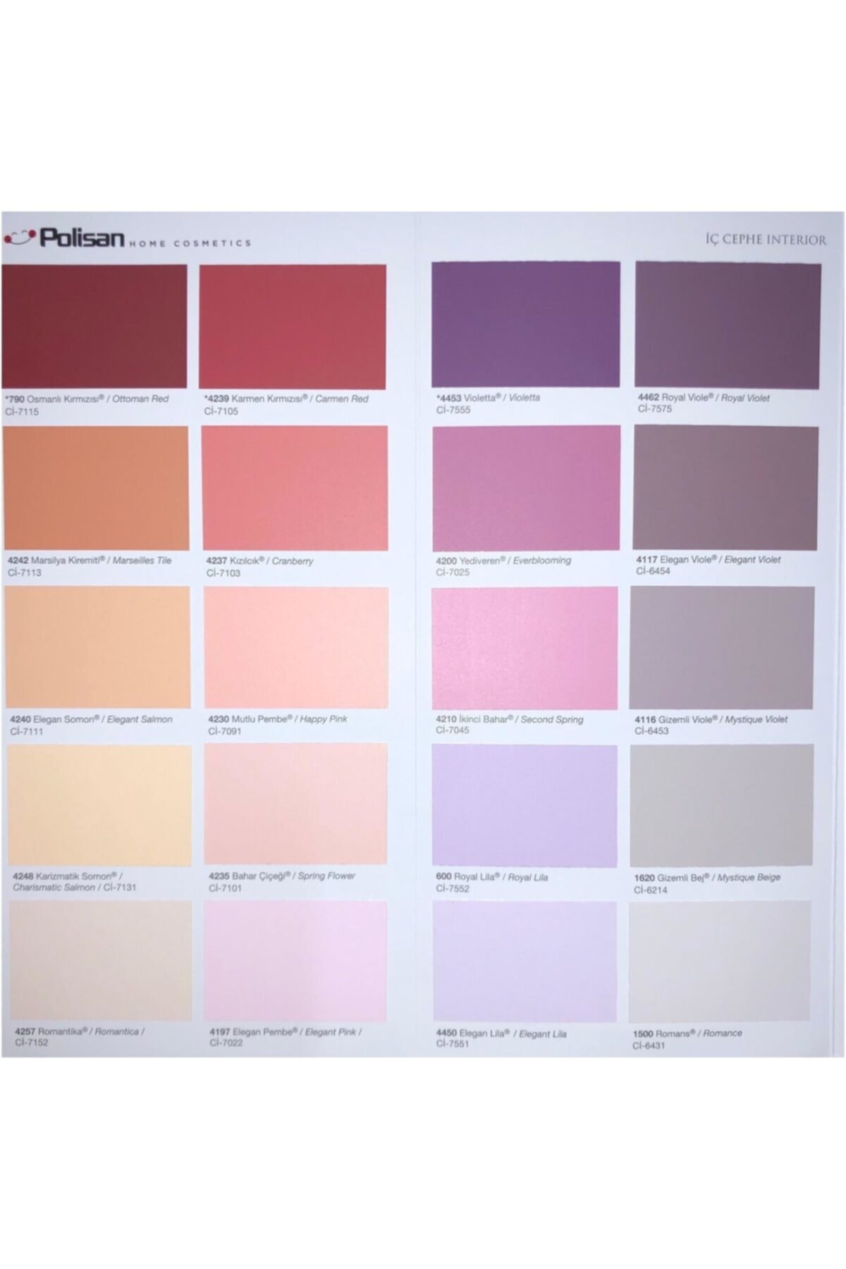POLİSAN Perla Silikonlu Mat 12,5 Lt 4242 Marsilya Kiremiti Ci-7113