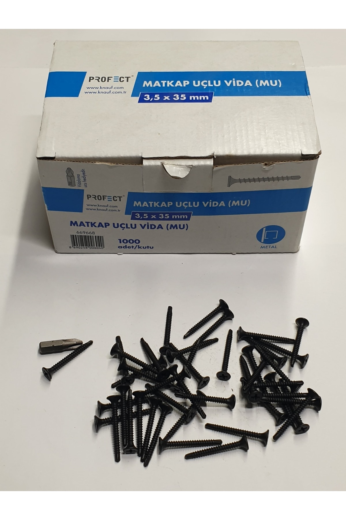 PROFECT MATKAP UÇLU ALÇIPAN VİDASI  3,5X35mm