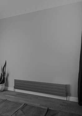 Teos Yatay Çelik Radyatör 1400X295 Pütürlü Beyaz (Ral 9016)