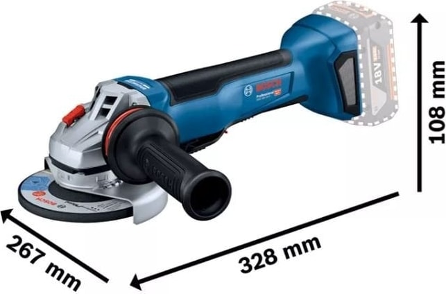 Gws 18 V-10 P 18 Volt Akülü Taşlama 5.0 Ah Çift Akülü