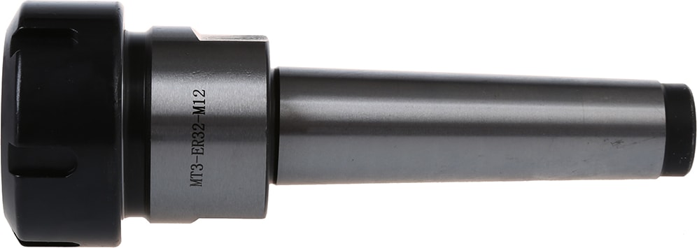 ER32 Mt3 M12 Konik Pens Chuck Tutucu Cnc Freze Torna Düz Takım Gümüş + Siyah (Yurt Dışından)