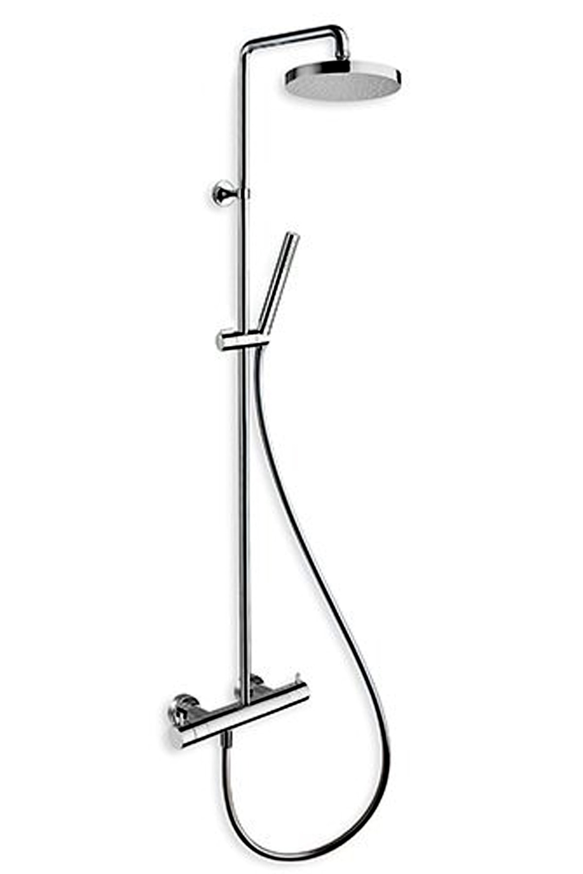 Crıstına Trıcolore Verde Termostatik Duş Seti Chrome