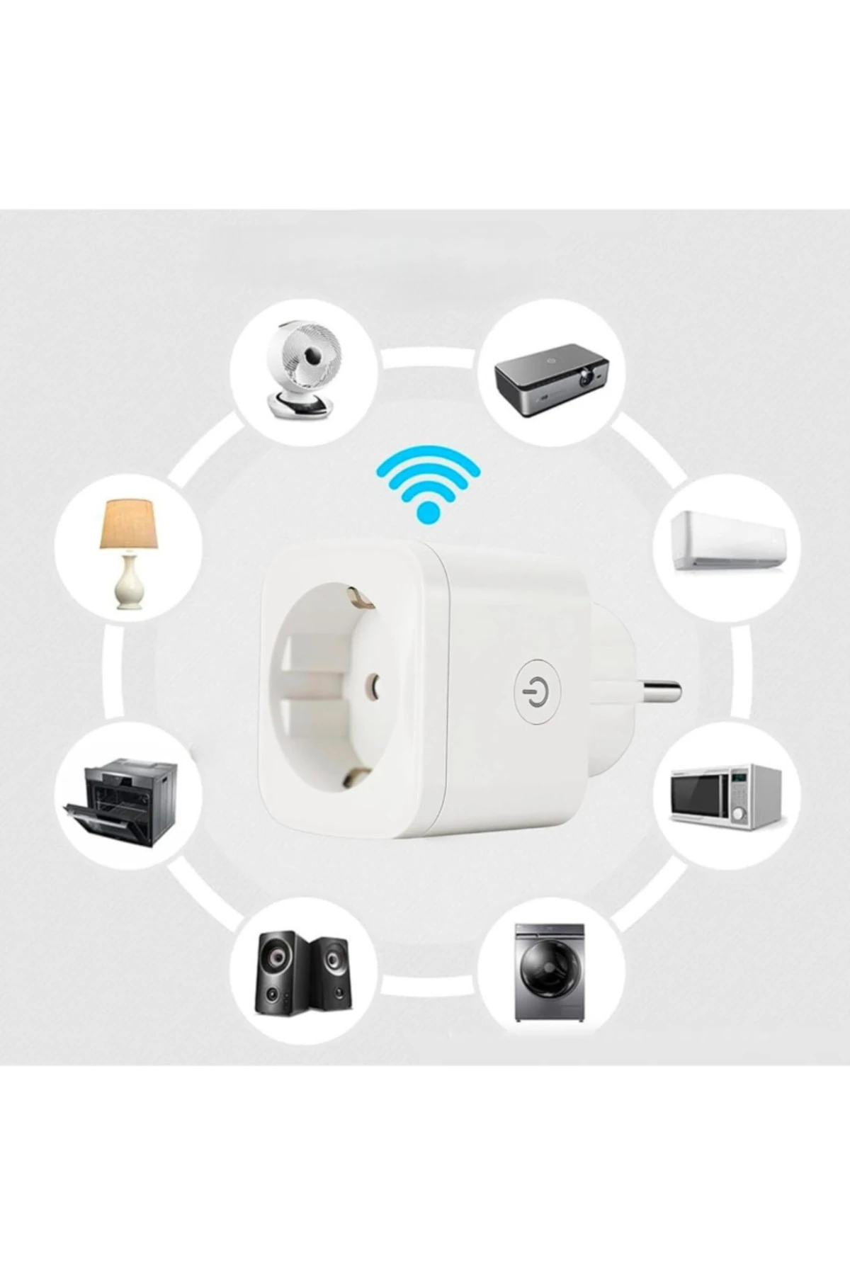 Uzaktan Telefonla Kumanda Edilen Akıllı Priz Akıllı Yaşam İçin Zamanlayıcıyı Ayarlayın