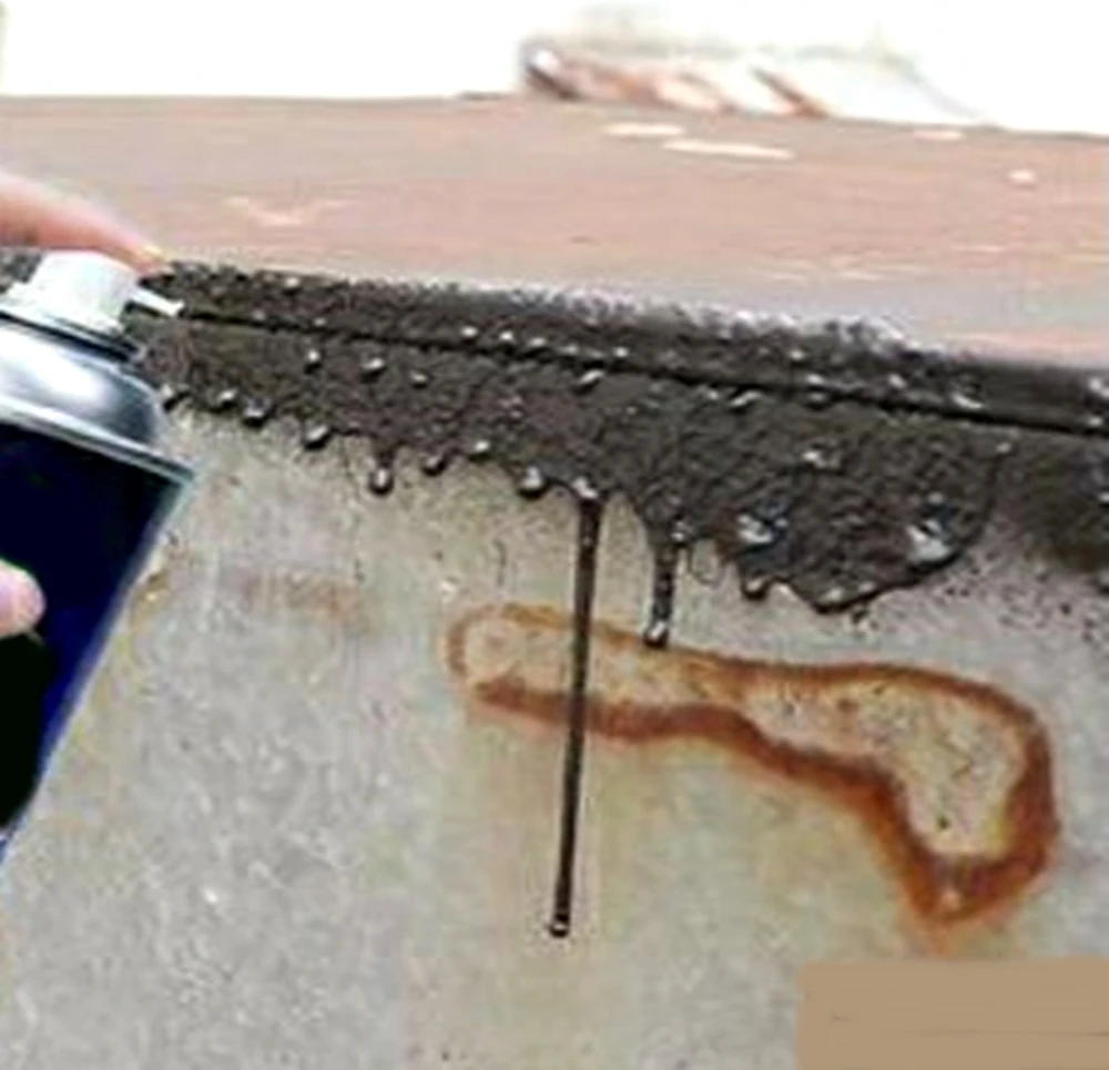 Su Geçirmez Sprey Börfh Su Sızdırmazlık Spreyi Siyah Izolasyon Spreyi 500 ml