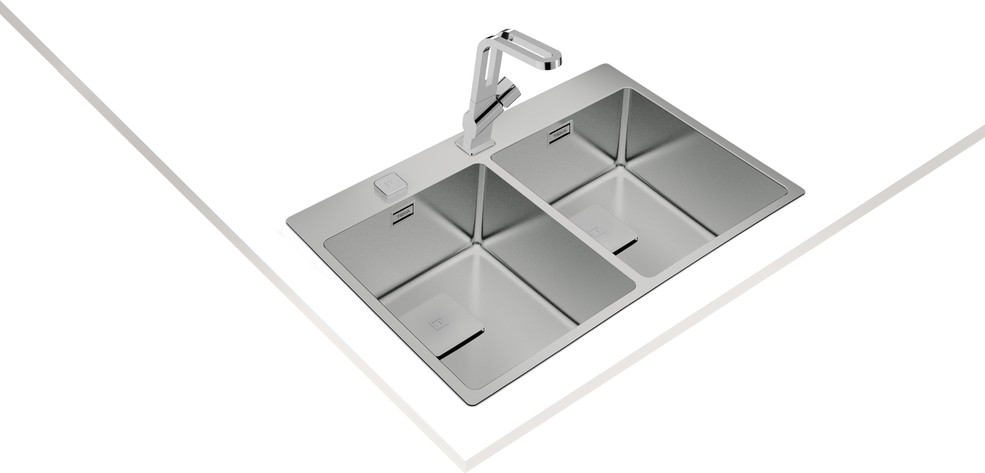 FORLINEA RS15 2B 740 Ankastre/Tezgaha Sıfır Paslanmaz Çelik 74 cm 115030011