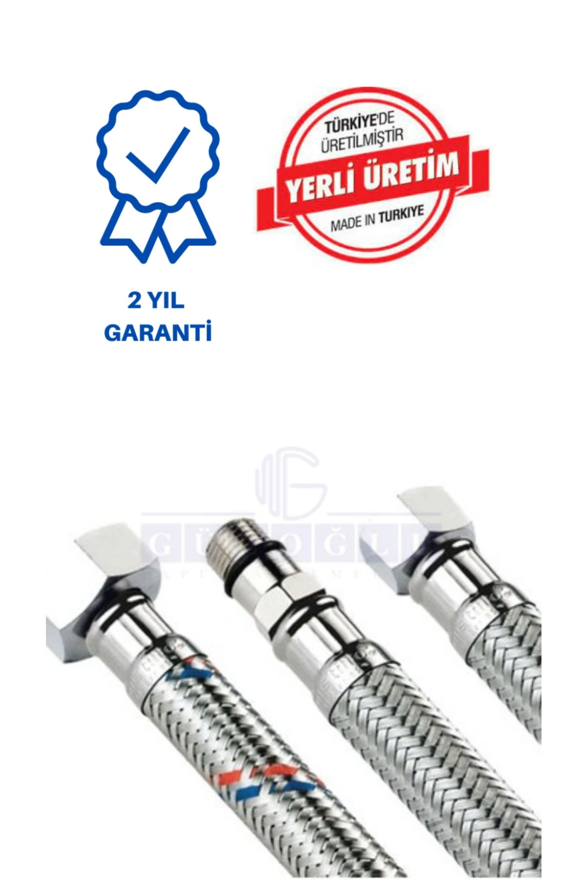 3/8-m10 100 Cm Batarya Flex Hortum (PASLANMAZ ÇELİK, CONTALI)