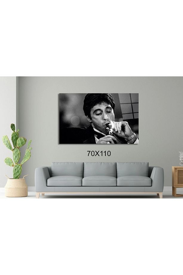 Tony Montana- Scarface the world is yours Sinema Ve Ünlüler Cam Tablo #PCT0940