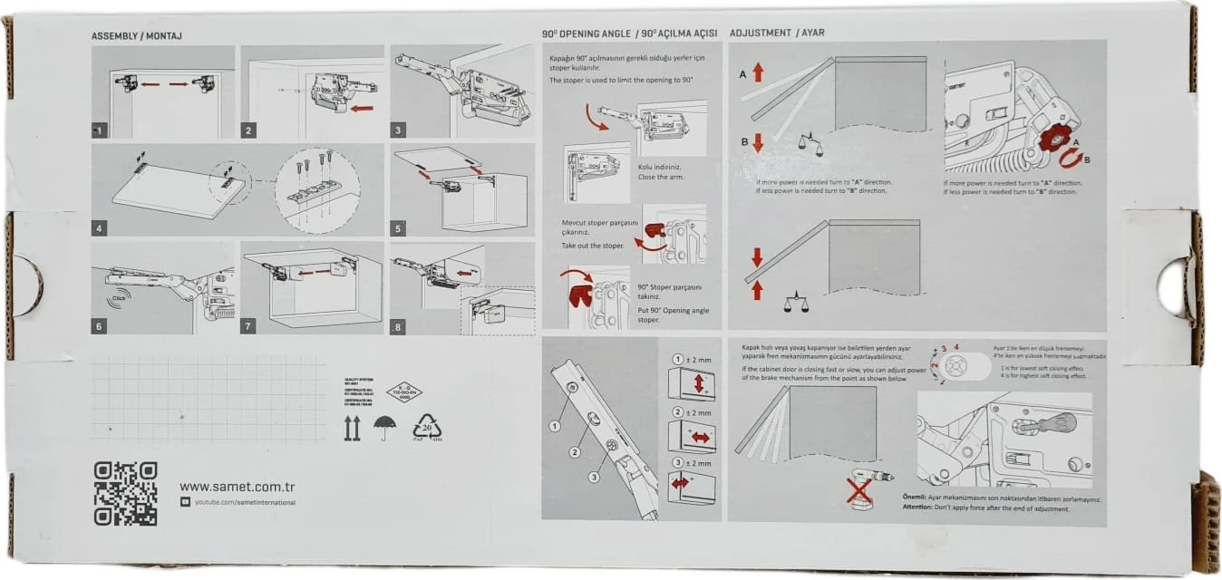 Solo Mech Kalkar Kapak Sistemi C1 Gri Renk