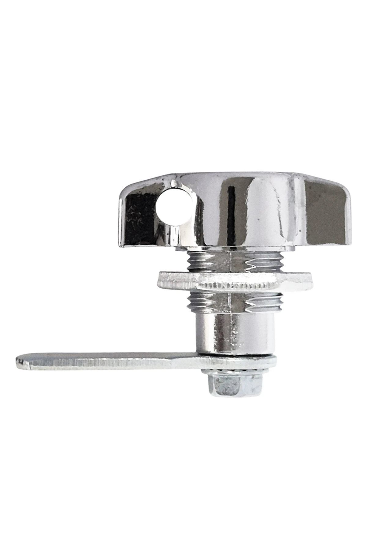 Asma Kilit Takılabilen Mandallı Kelebek Pano Soyunma Çelik Dolap Kilidi -Düz