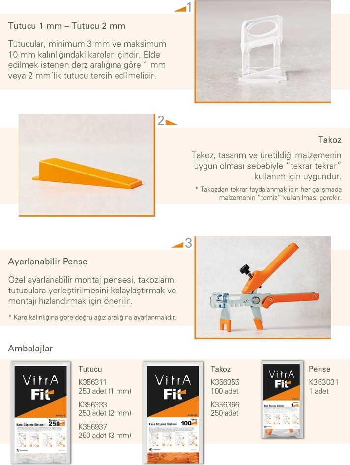 Fit Takoz 100'Lü Paket