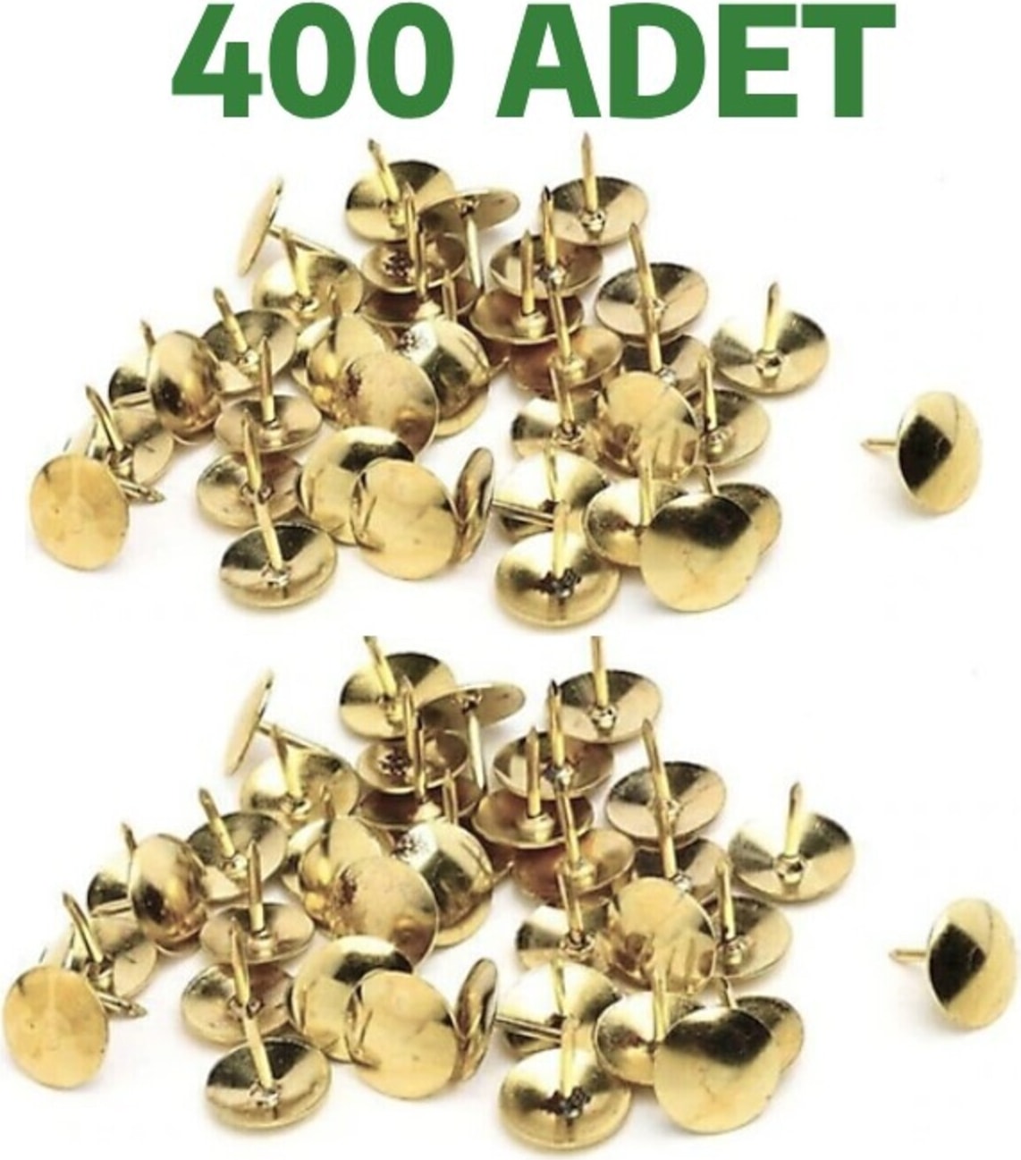 10 Kutu Raptiye Toplamda 400 Adet Raptiye Raf Pimleri Sarı Tr