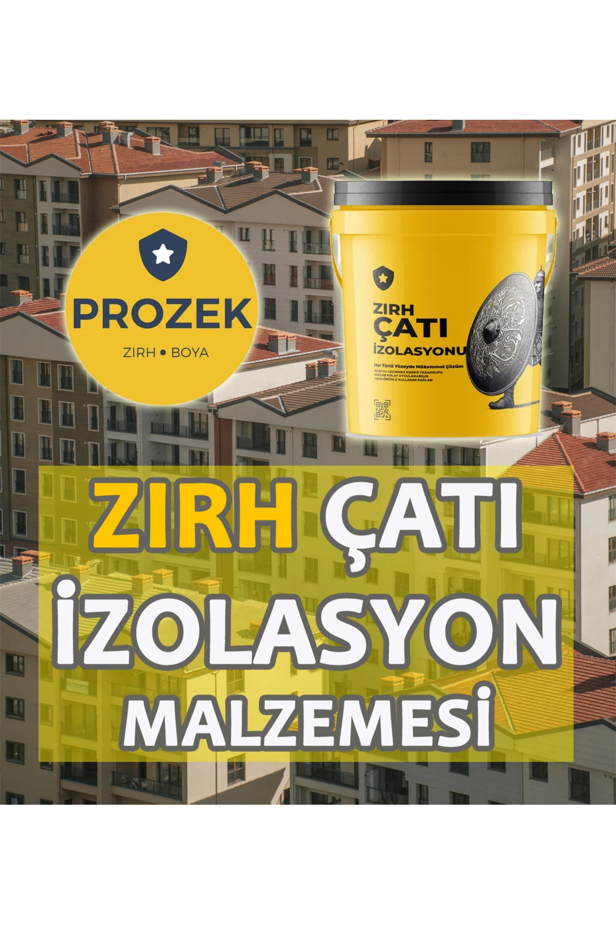 ZIRH Çatı İzolasyon Yalıtım Malzemesi 3 KG