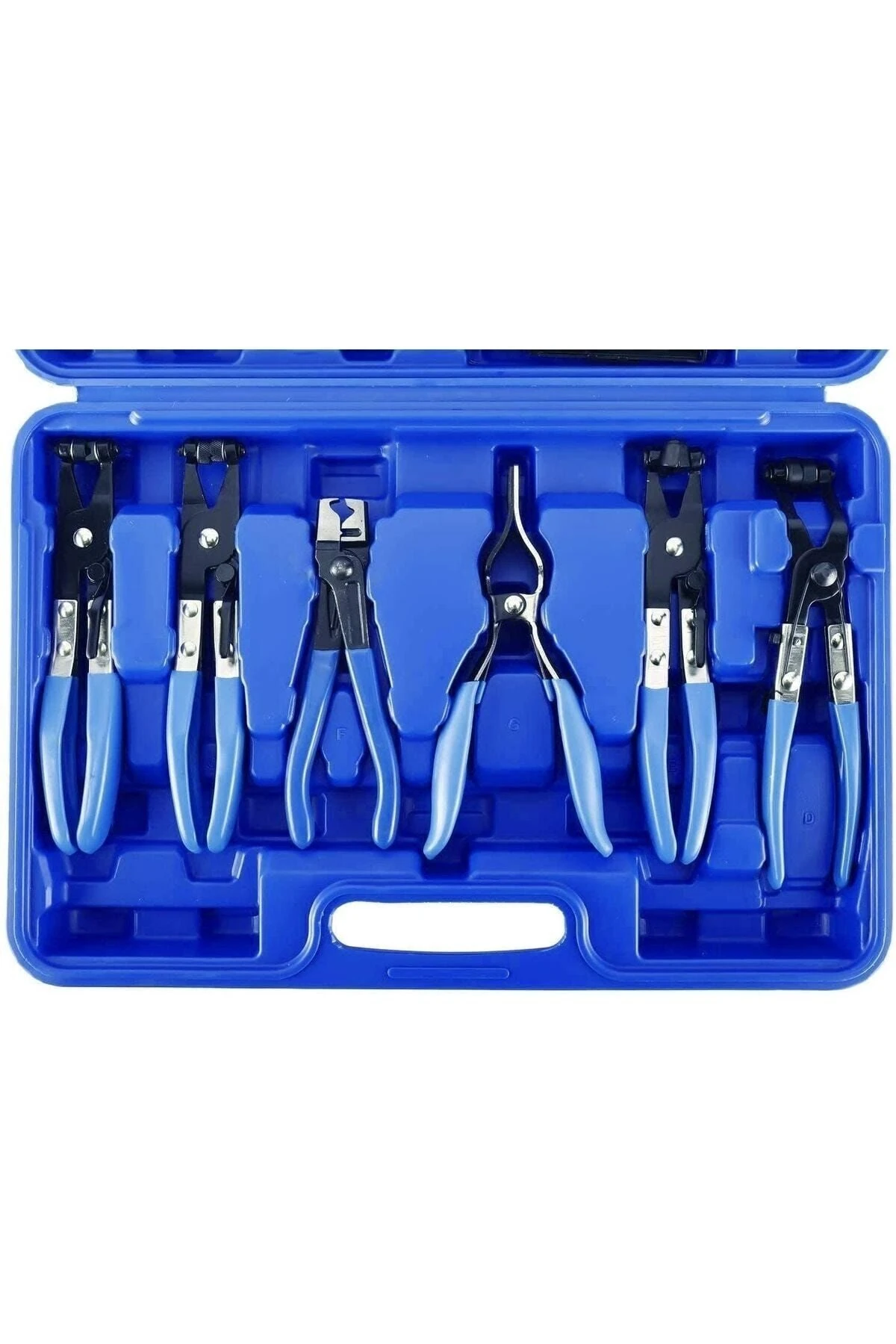 10 Parça Hortum Kelepçe Pense Seti