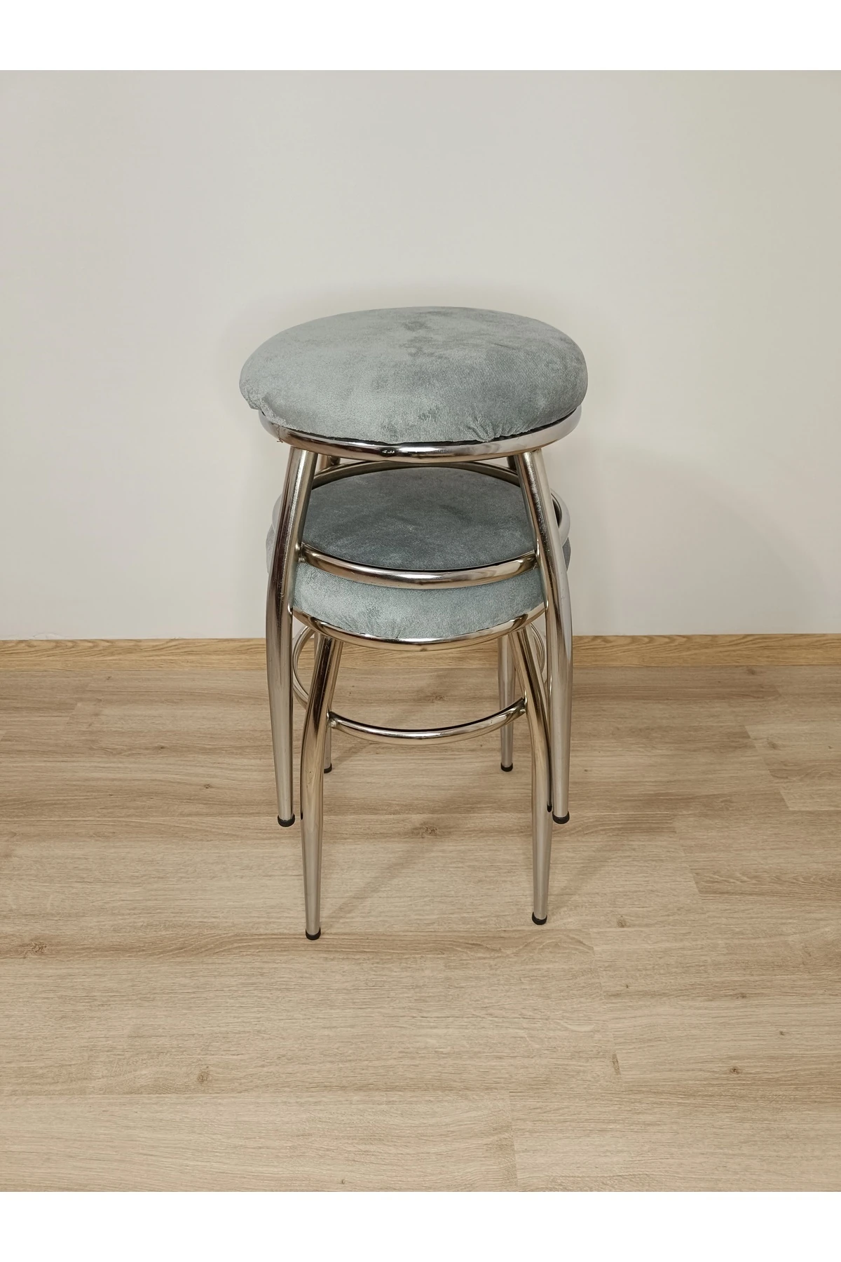 Tabure, Bar Taburesi, 4 Adet Tabure, Metal Ayaklı Tabure, Iç Içe Geçebilen Tabure, Dörtlü Tabure