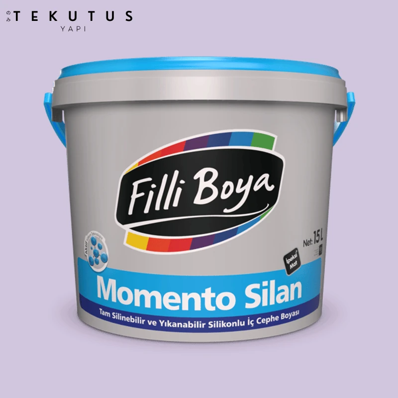 Momento Silan Silikonlu Iç Cephe Boyası 15 L Cİ-7552 / 600 Royal Lila