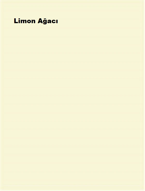 Pastel Yarı Mat Boyası Limon Ağacı 0,75 Lt (1 Kg)