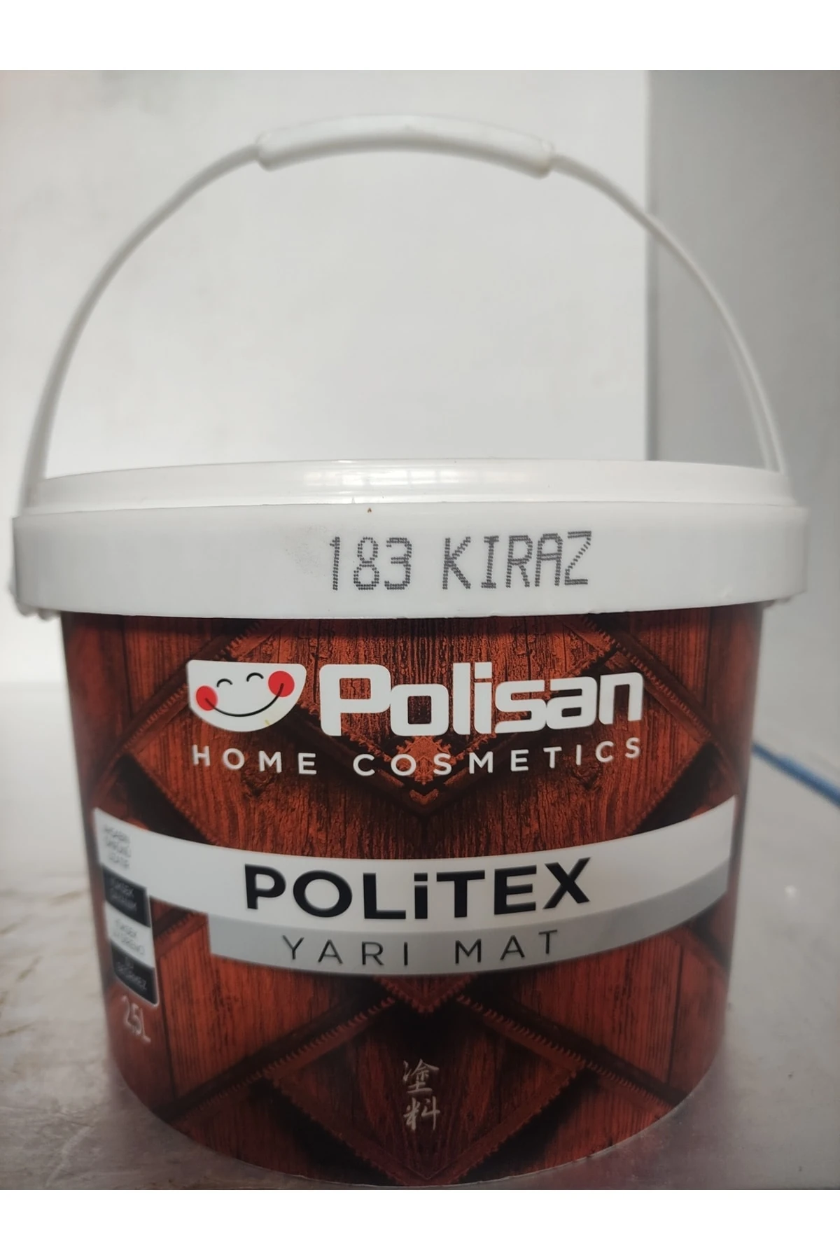 Politex Yarı Mat Su Bazlı Vernik **kiraz 2.5l