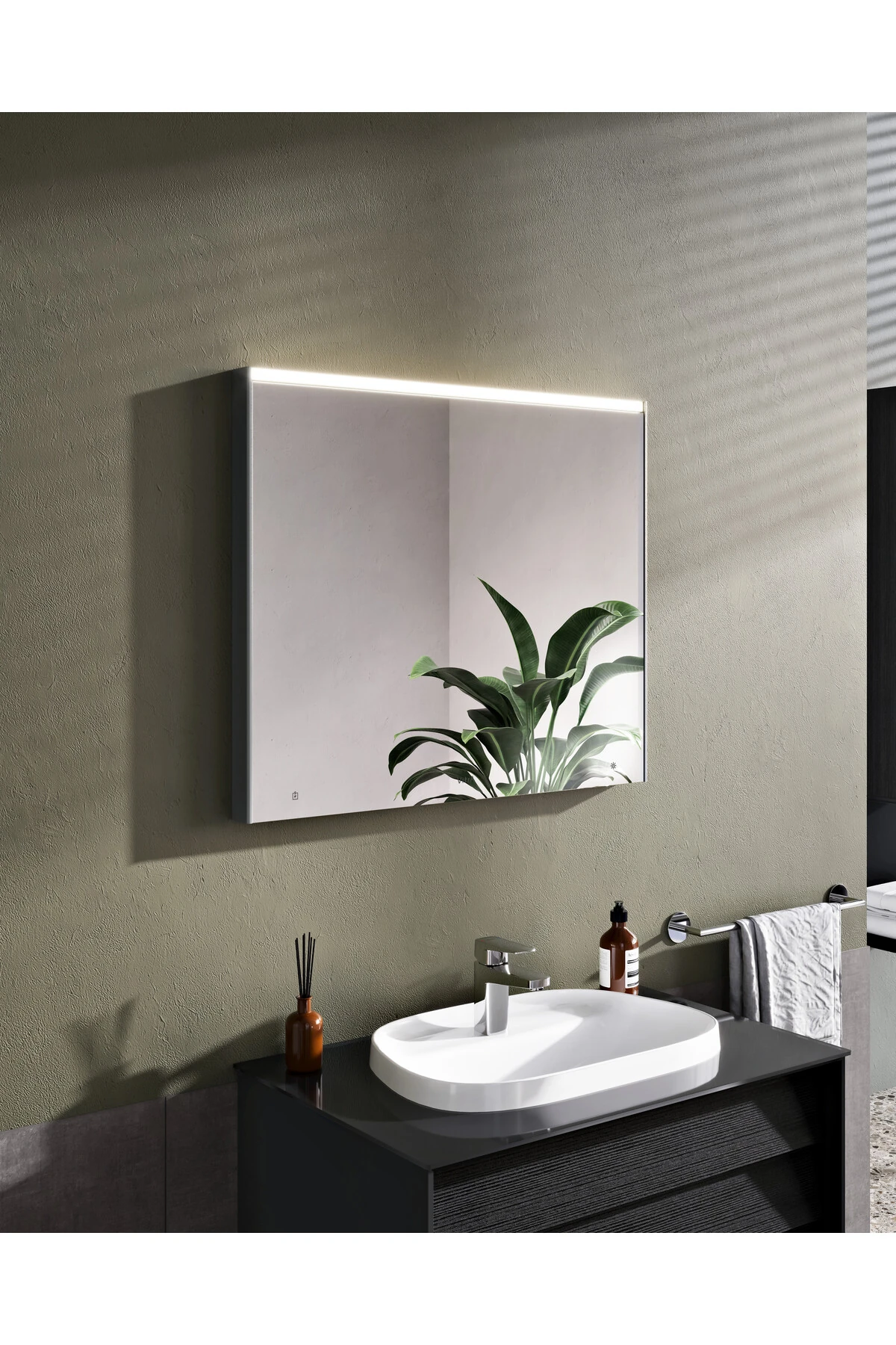 Root Square A42732 Lavabo Bataryası, Krom